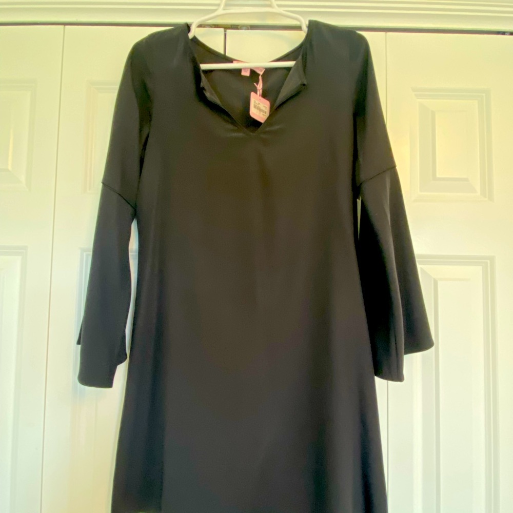 Calypso St Barth 100% Silk Black Dress. XS. NWT